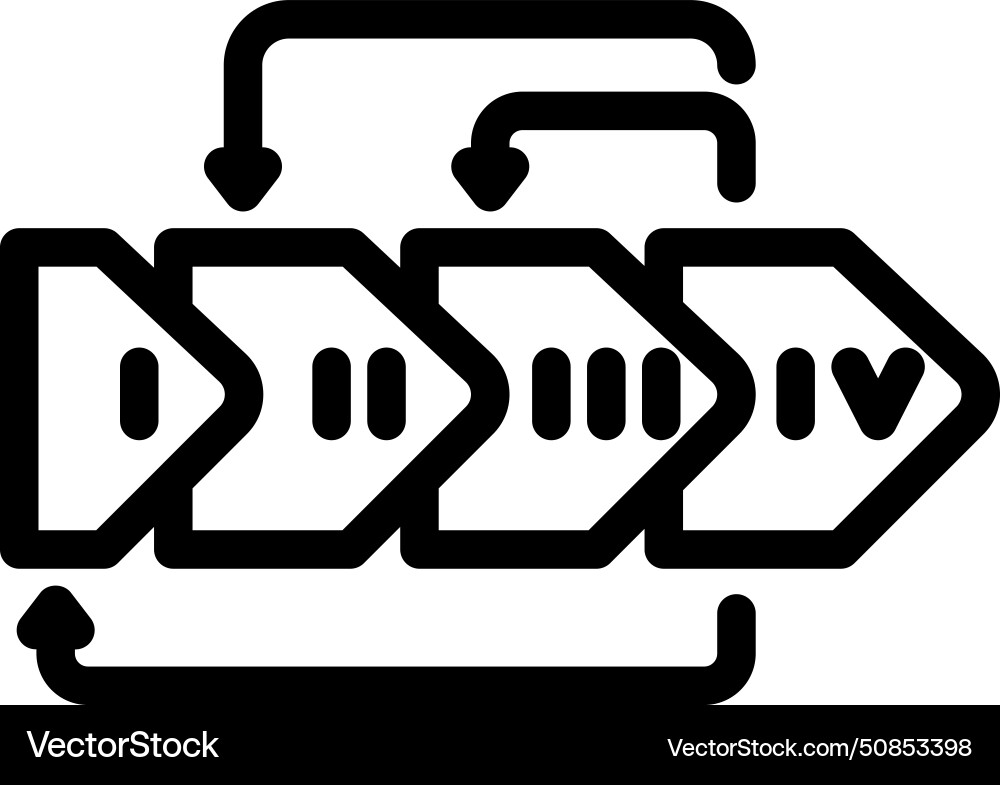 User centered design ucd line icon Vector Image