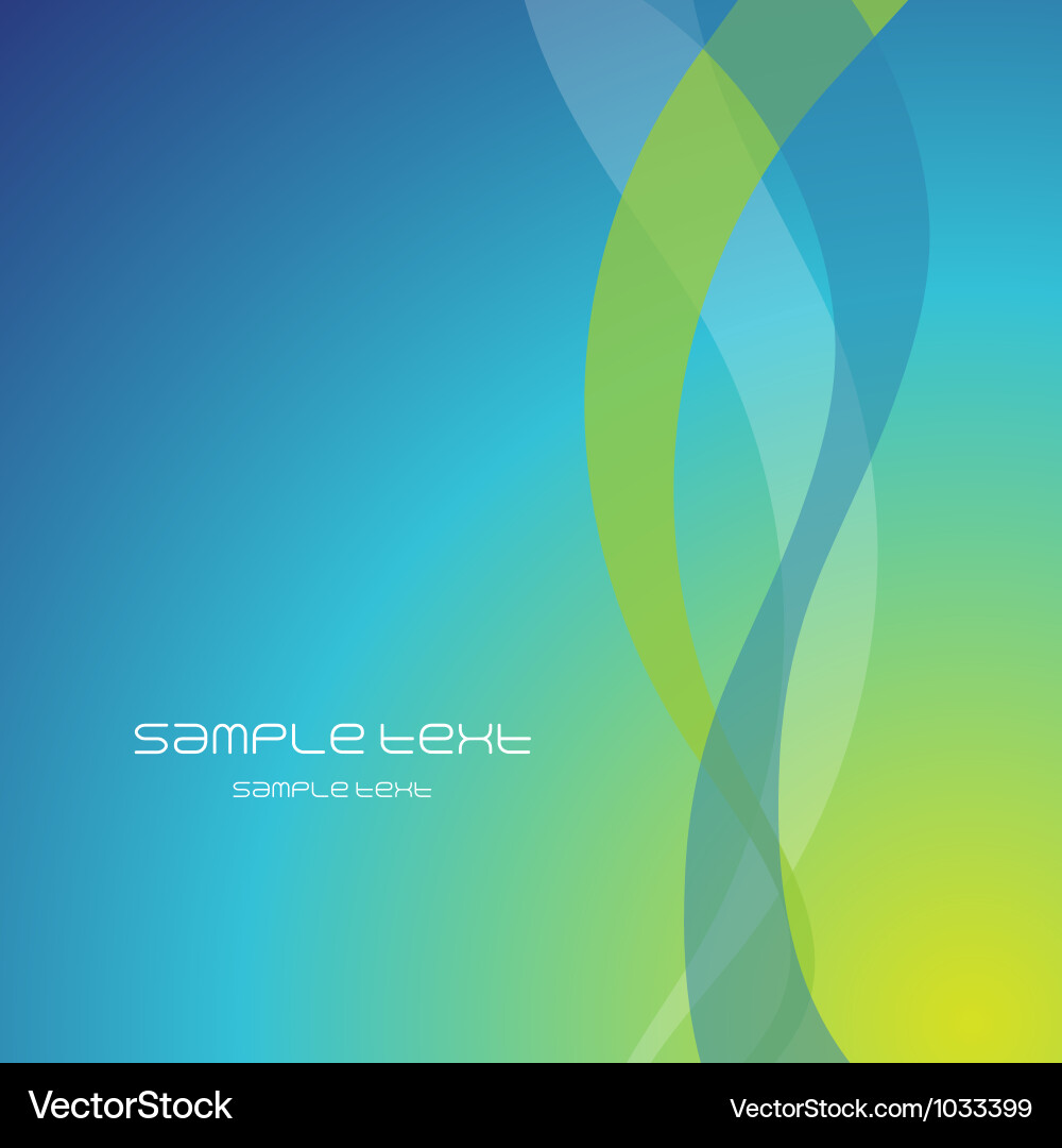 Dynamic Color Wave Background vector image