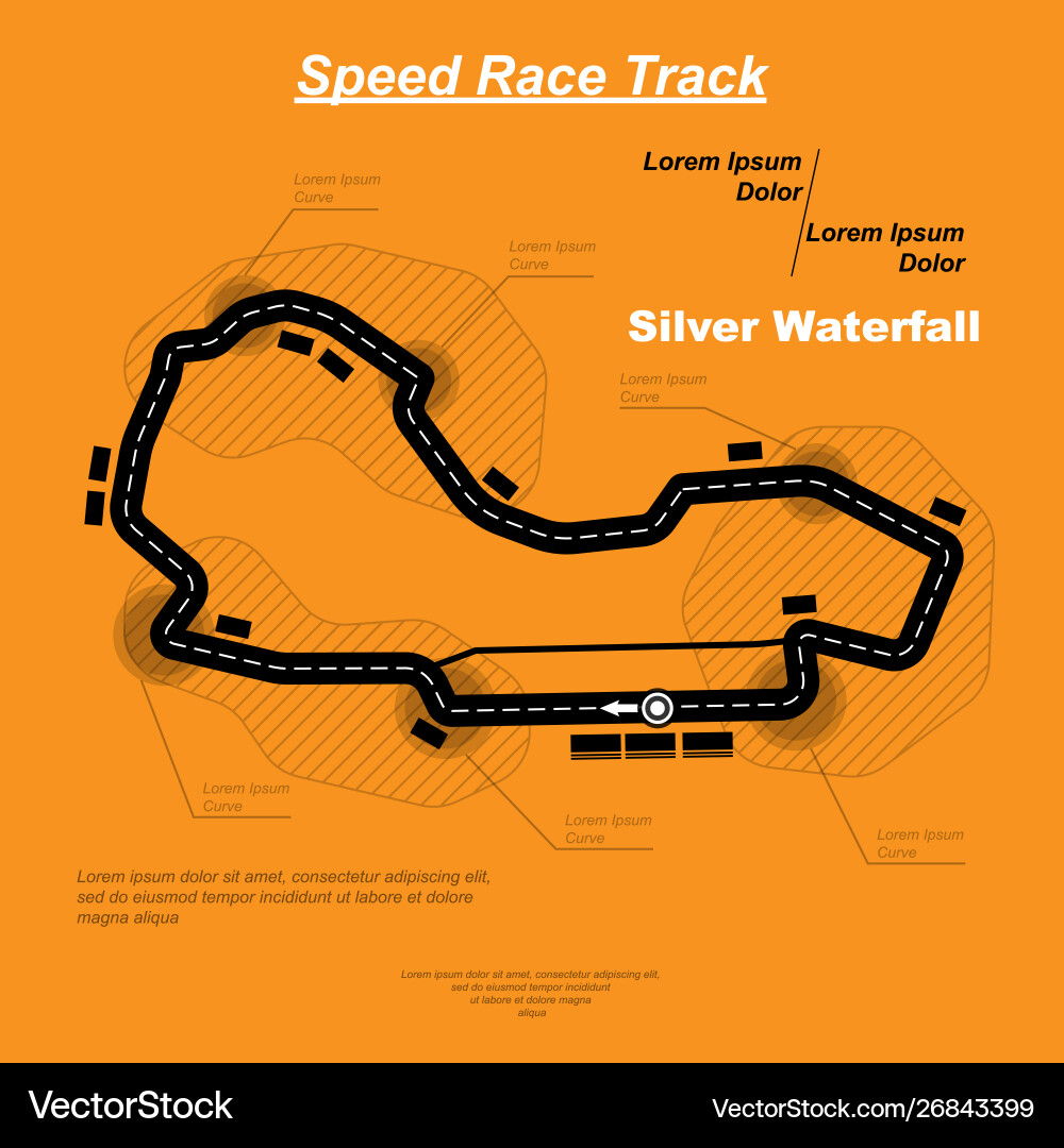 Final dash circuit orange background Final dash circuit orange background vector image