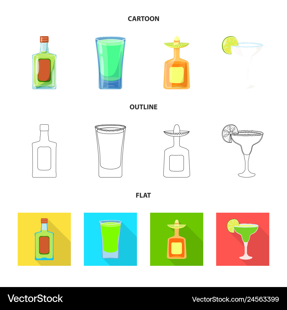 Isolated object of cafe and latin symbol Isolated object of cafe and latin symbol vector image