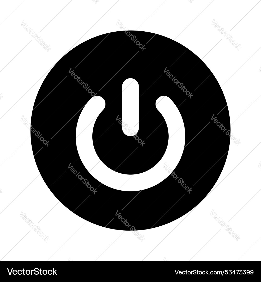Power button Vector Image