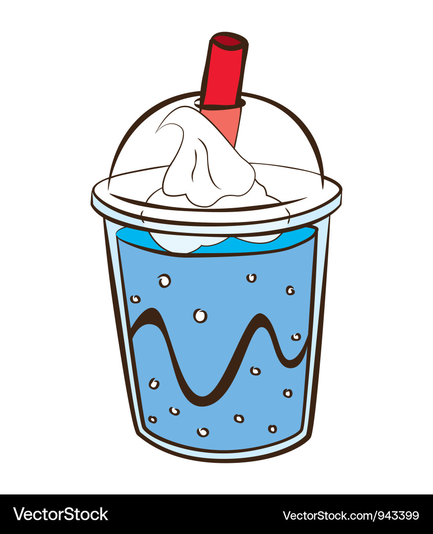 Refreshing Float Drink vector image