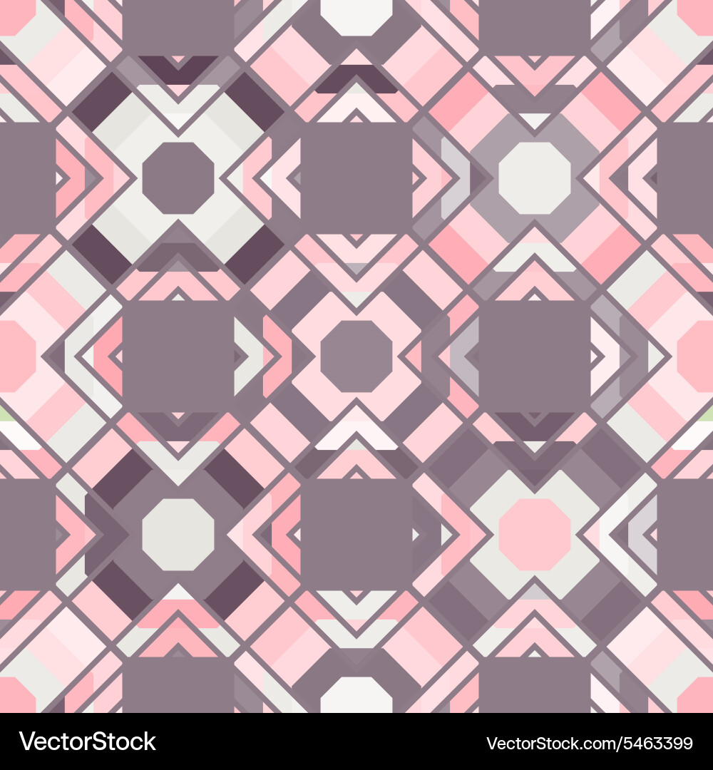 Seamless background with abstract geometric shapes vector image