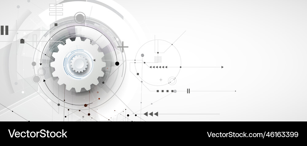 Technology Data Network Background Vector Image