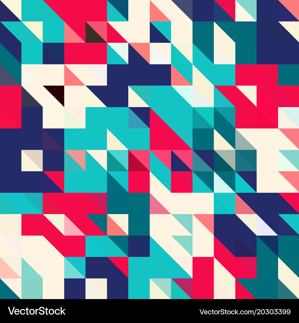 Triangle geometric shapes pattern vector image