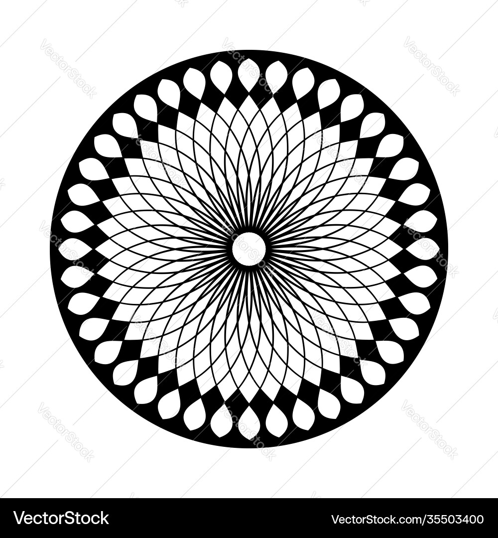 Abstract circle pattern Abstract circle pattern vector image