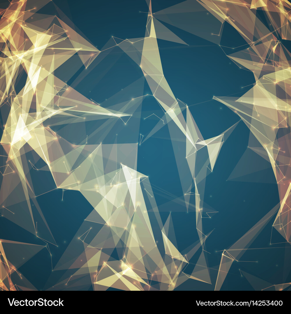 Abstract mesh background chaotically Vector Image