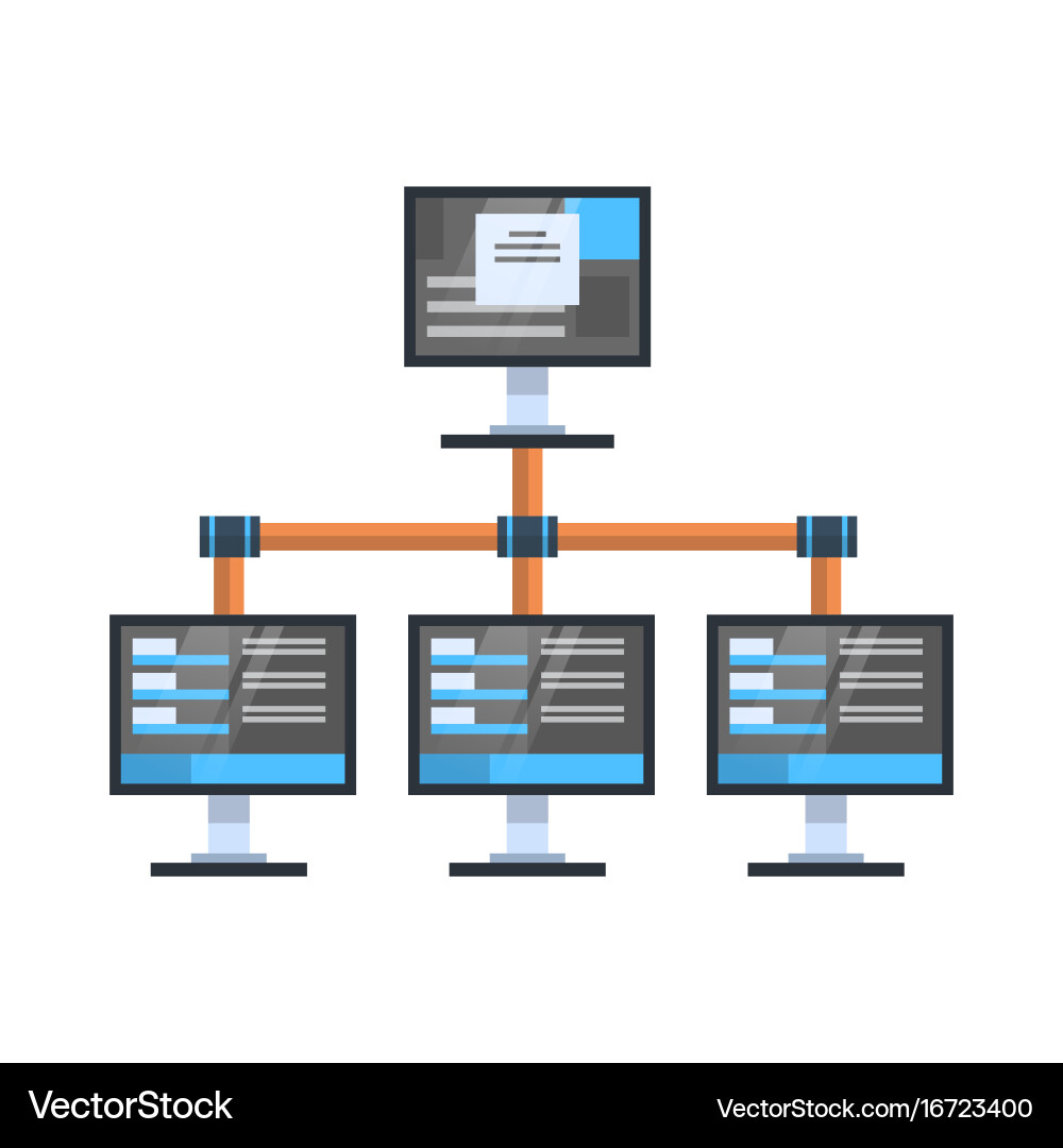 Data access icon cloud computer connection hosting vector image