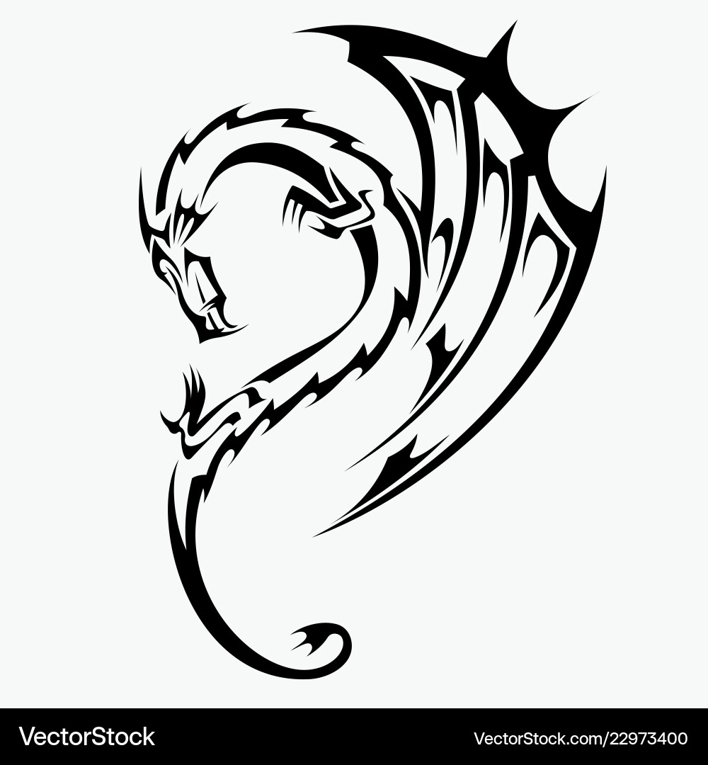 Drachen Vektorbild