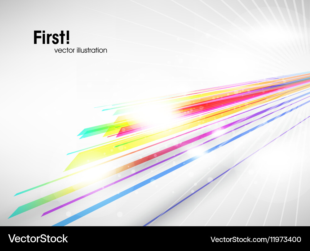 Dynamic Neon Lines Background vector image