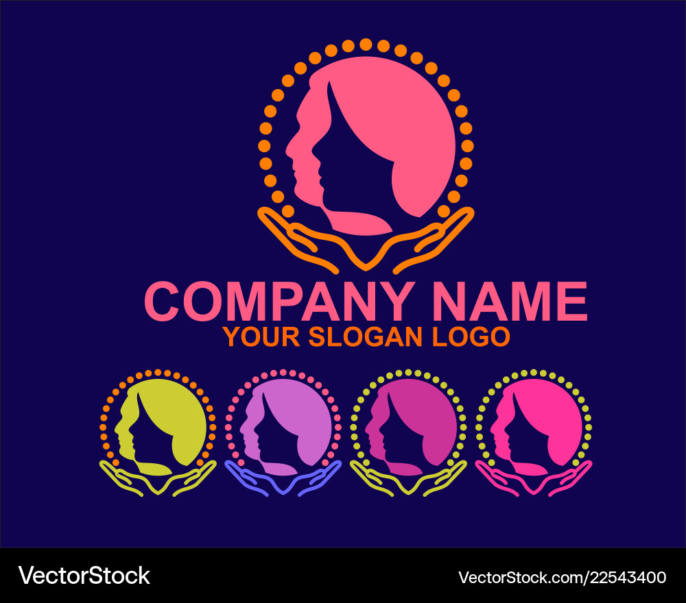 Frau und Mann silhouette logo Frau und Mann silhouette logo vektorbild