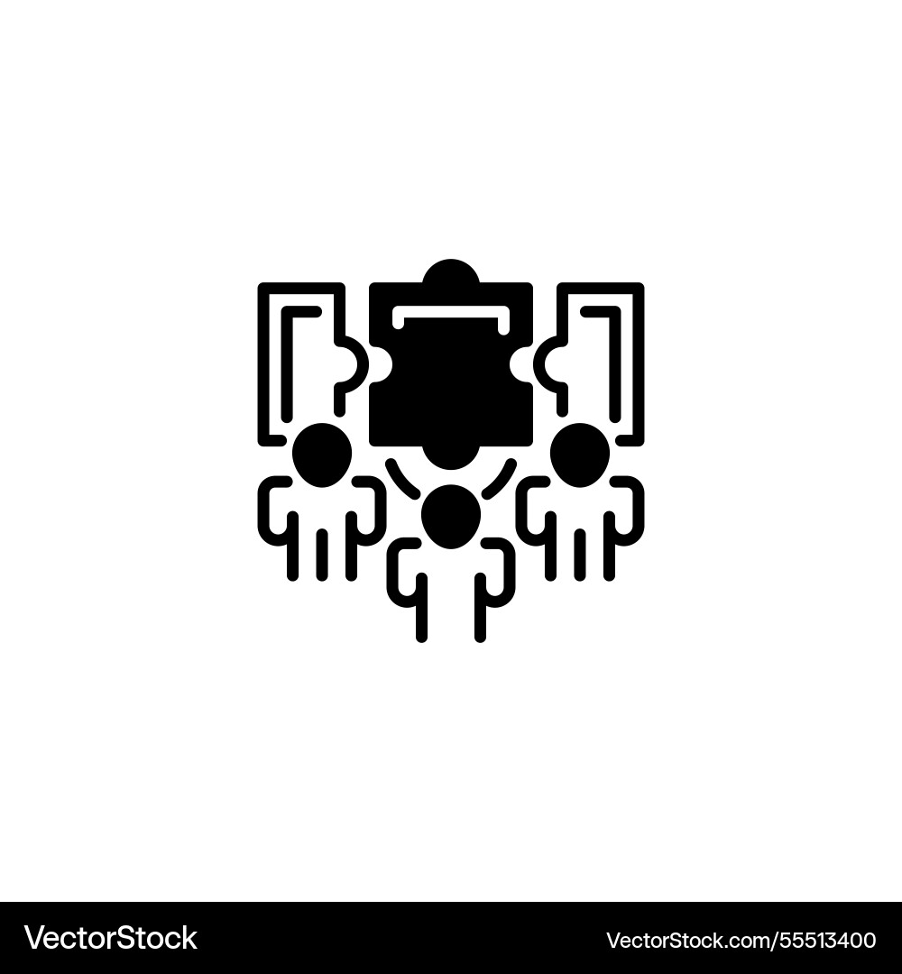 Problem solving line icon universal creative vector image