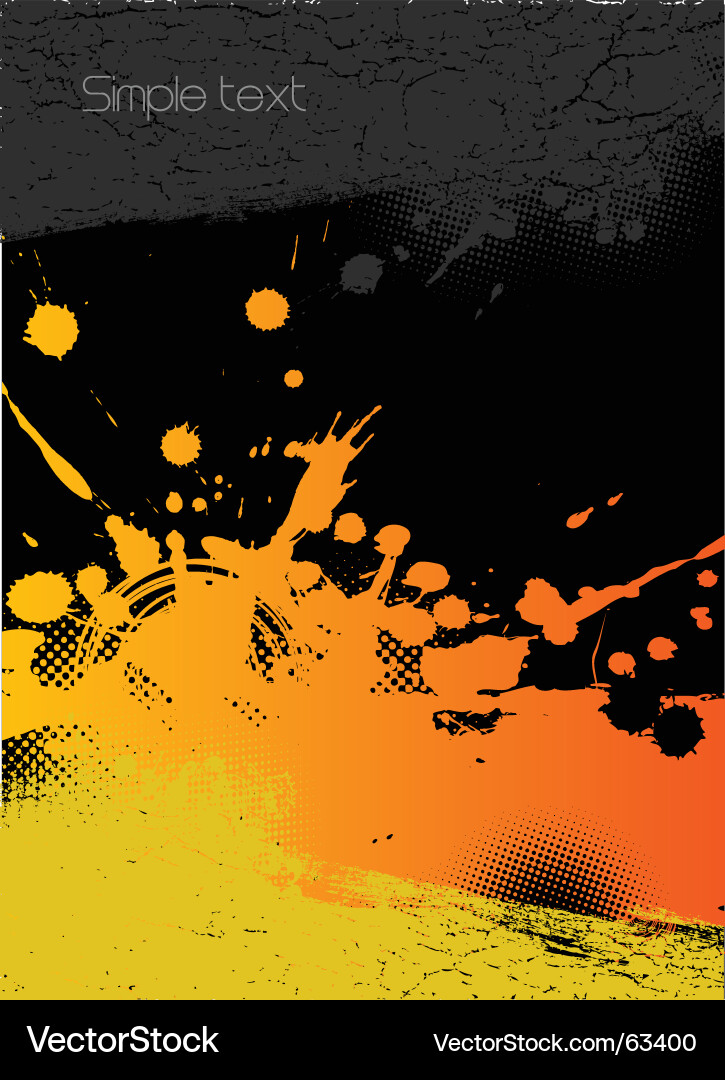 Splatter Effect Background Vector Image