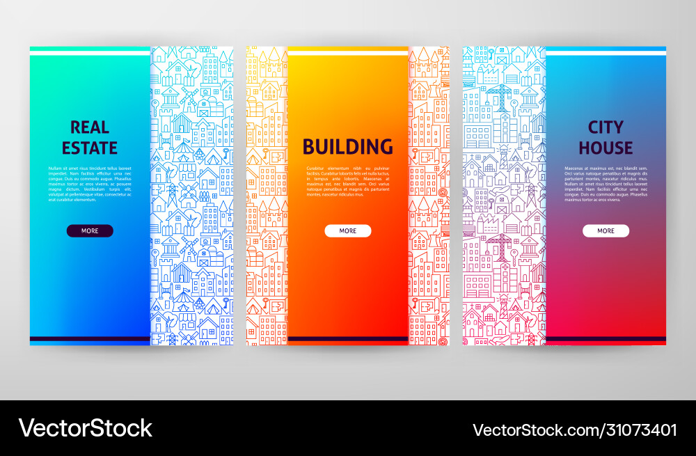 Building brochure web design Building brochure web design vector image