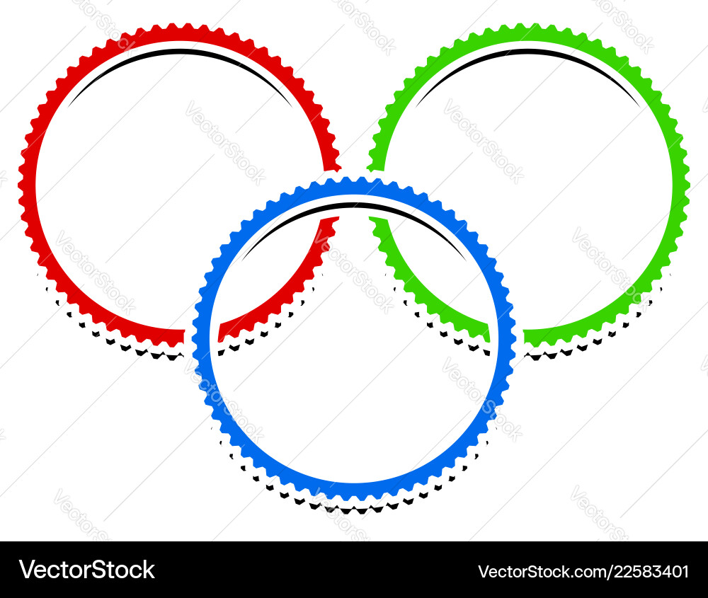 Icon symbol element with overlapping gear Icon symbol element with overlapping gear vector image