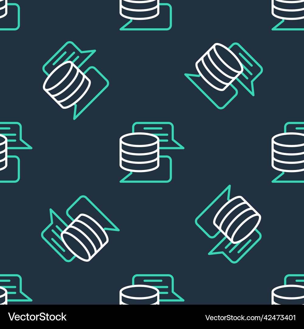 Line server data web hosting icon isolated Line server data web hosting icon isolated vector image