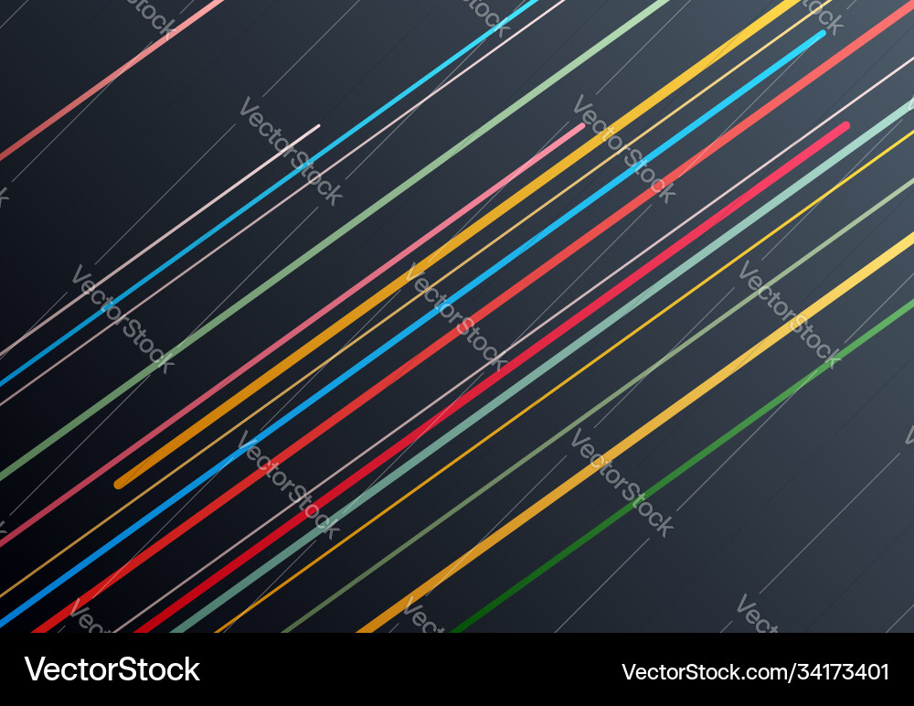 Random color lines Random color lines Vector Image
