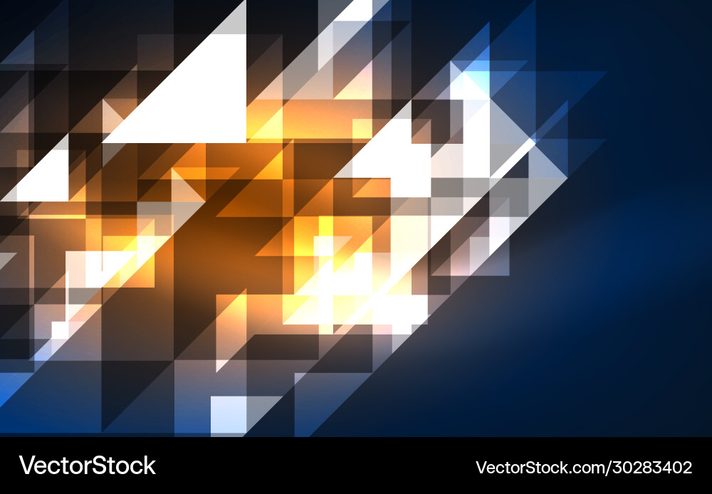 Abstract background mosaic triangle pattern vector image