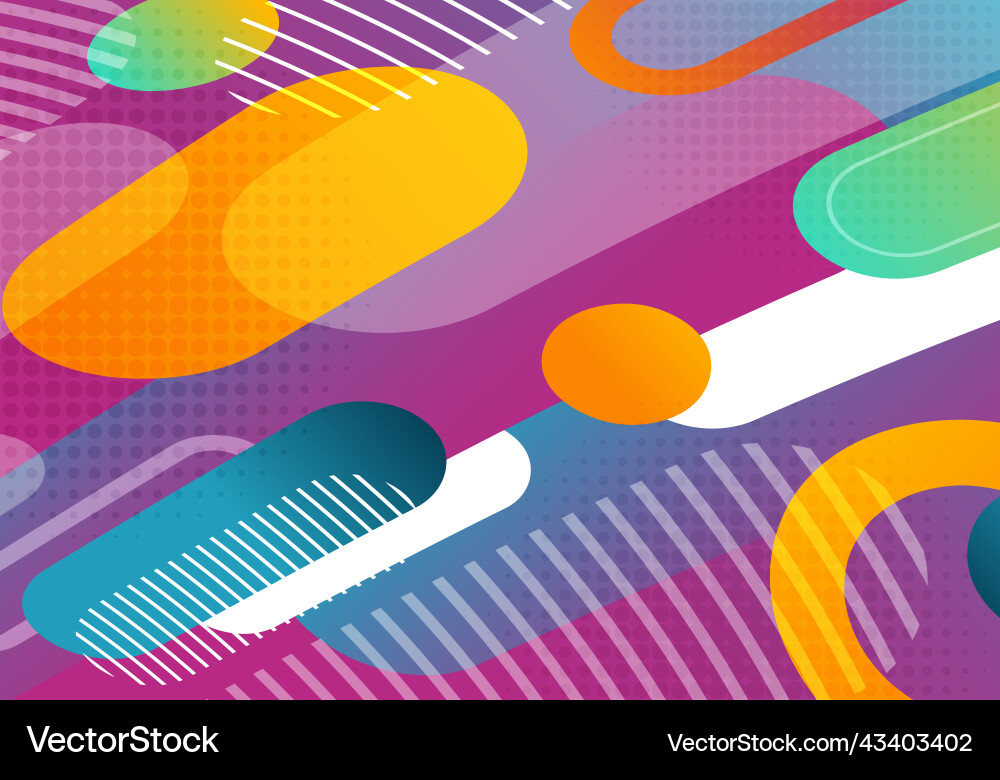 Abstract colorful tech template design decorative Abstract colorful tech template design decorative vector image