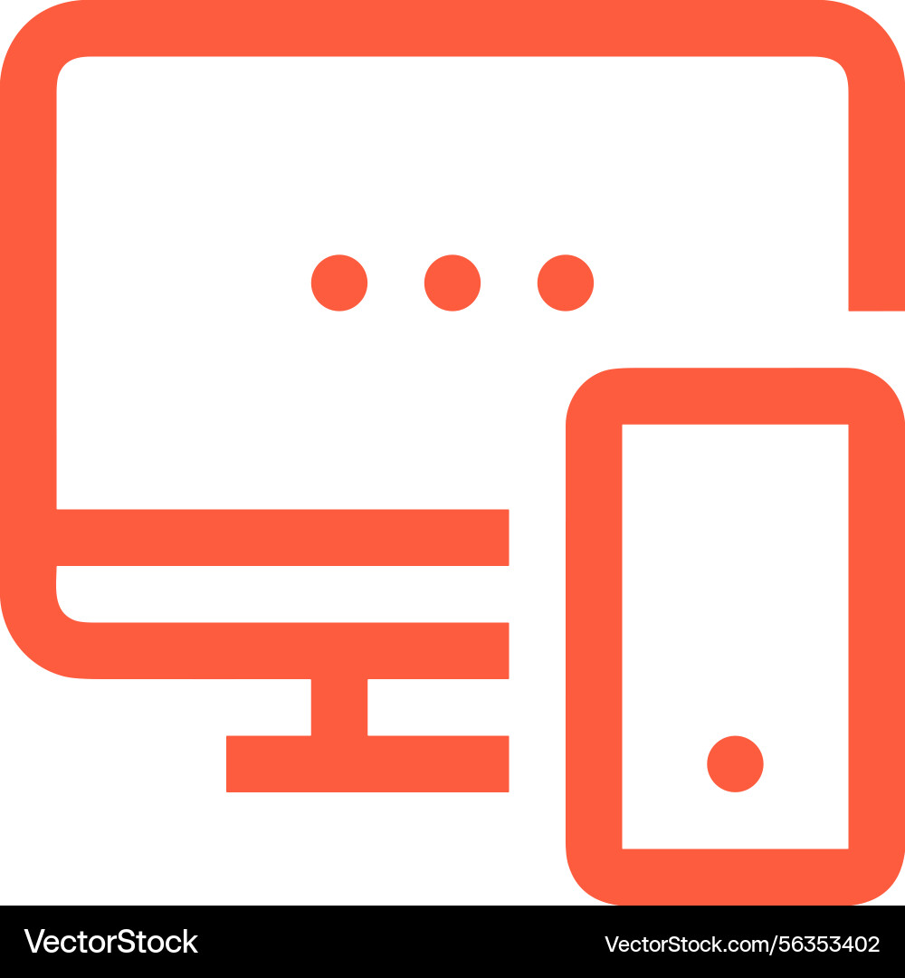Computer icon symbol image Vector Image