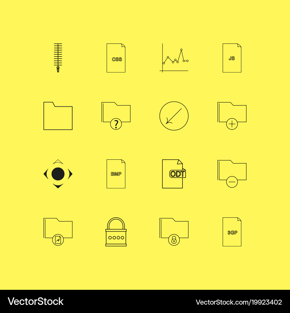Dateien und Ordner lineare Icon setzen einfache Umriss Dateien und Ordner lineare Icon setzen einfache Umriss vektorbild