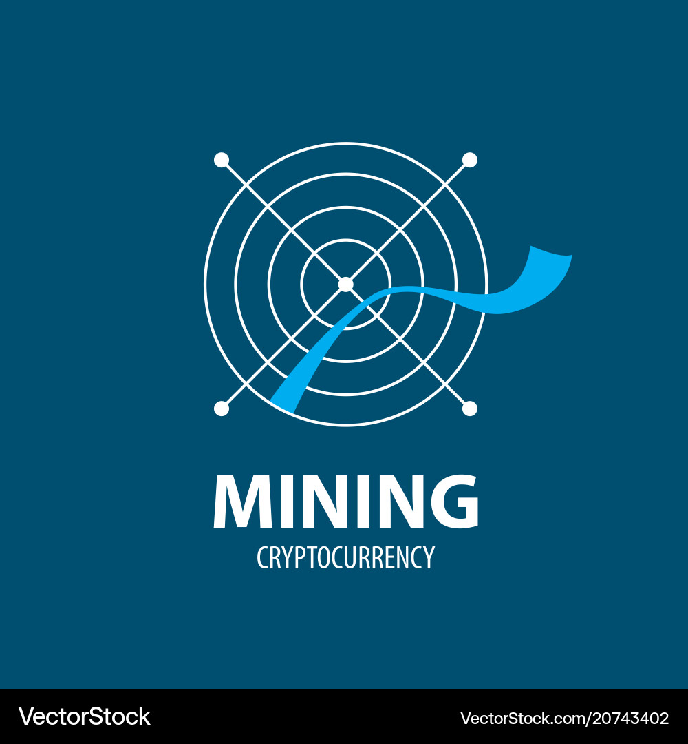 Digital currency mining Digital currency mining vector image