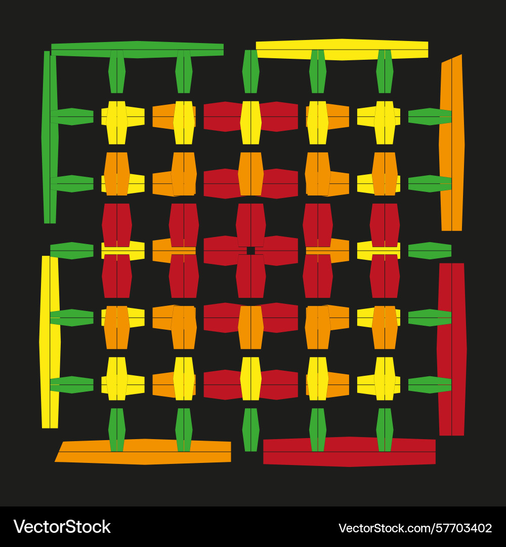 Grid pattern squares abstract cross shapes Grid pattern squares abstract cross shapes vector image