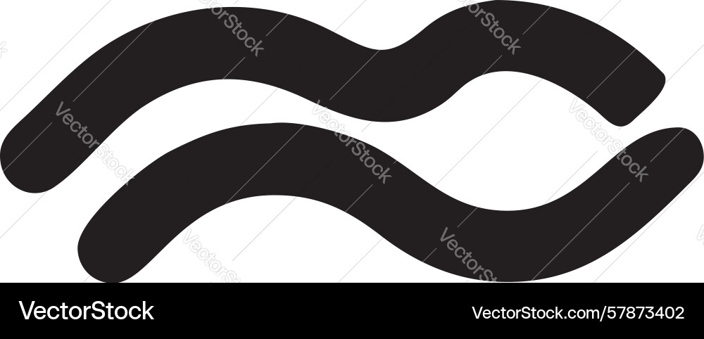 Medium wavy line dynamic versatile design Vector Image