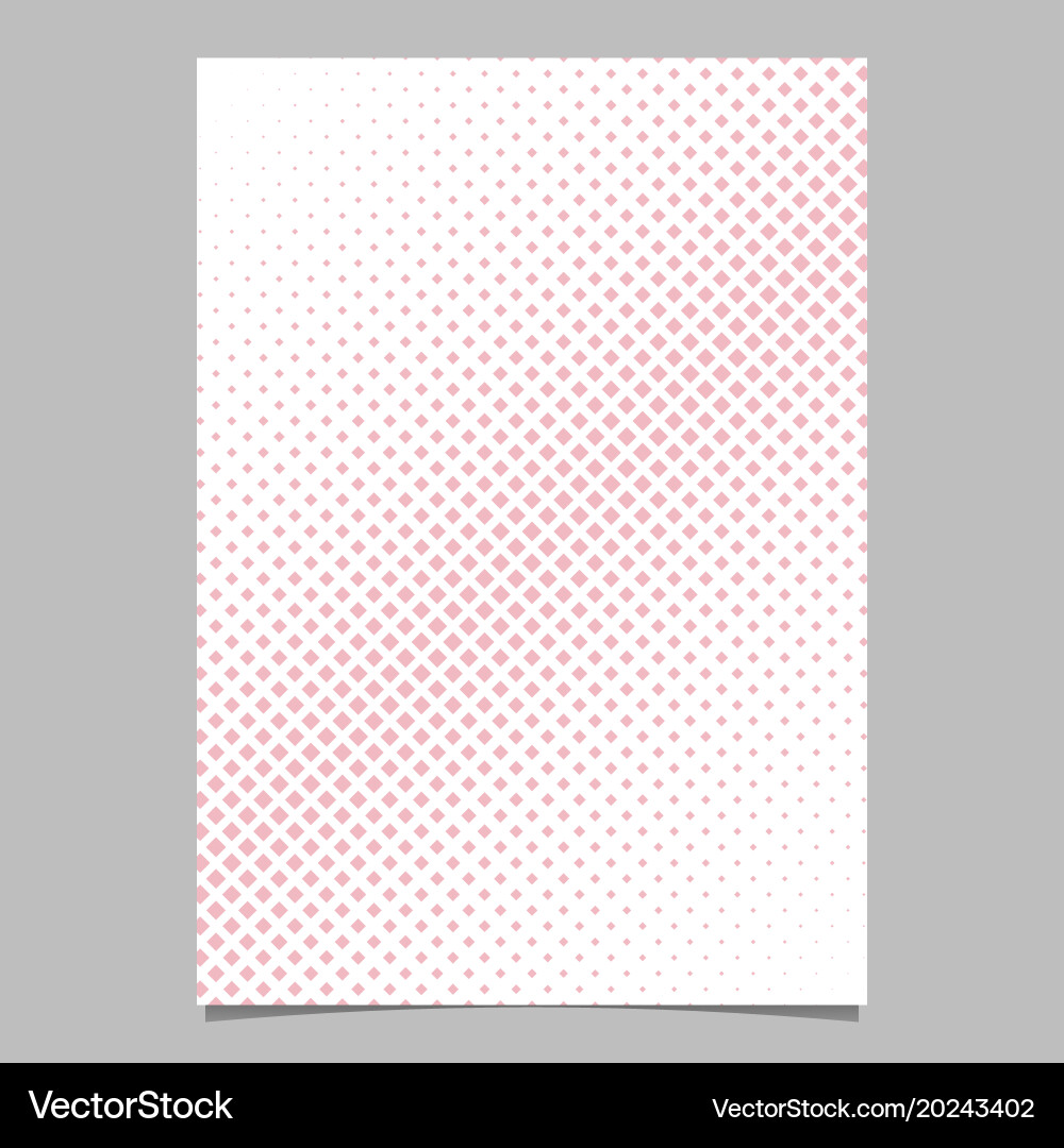 Retro abstract halftone square pattern background vector image