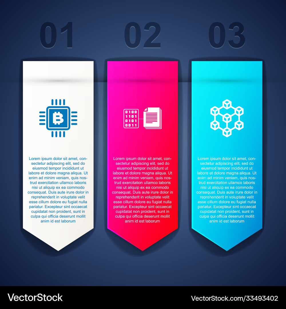 Set cpu mining farm smart contract and blockchain Set cpu mining farm smart contract and blockchain vector image