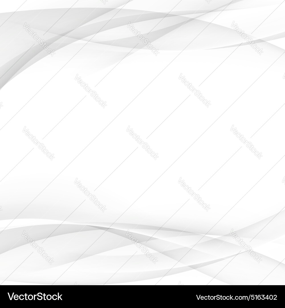 Smooth Grey Line Abstract Background vector image
