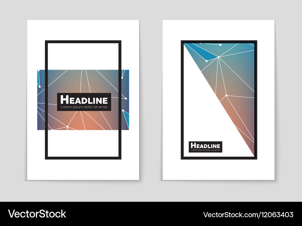 Abstract layout background for web vector image