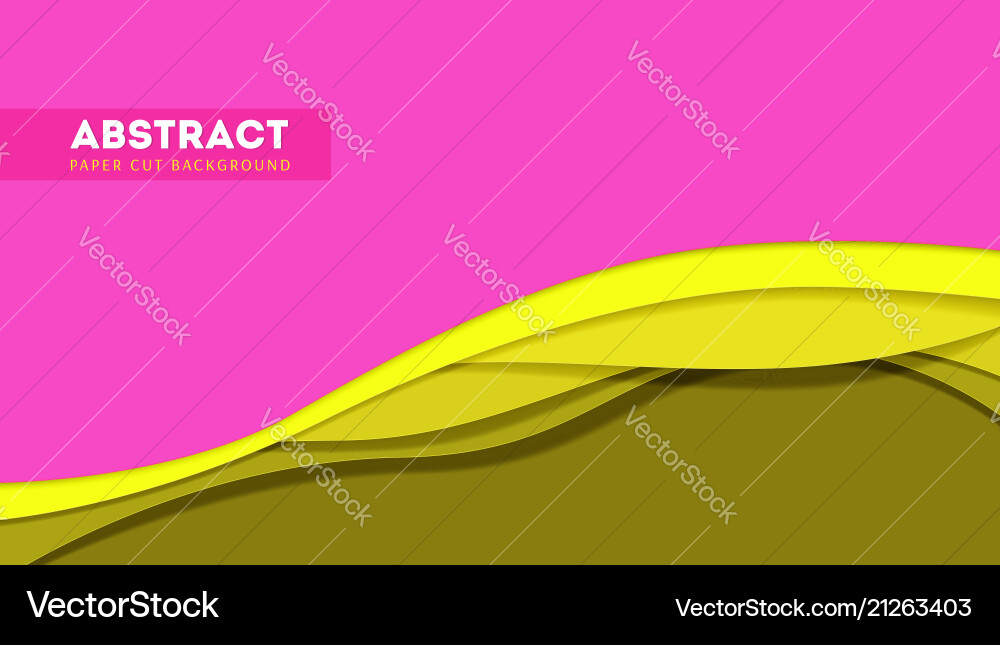 Abstract paper cut design and multi layers forms Abstract paper cut design and multi layers forms vector image