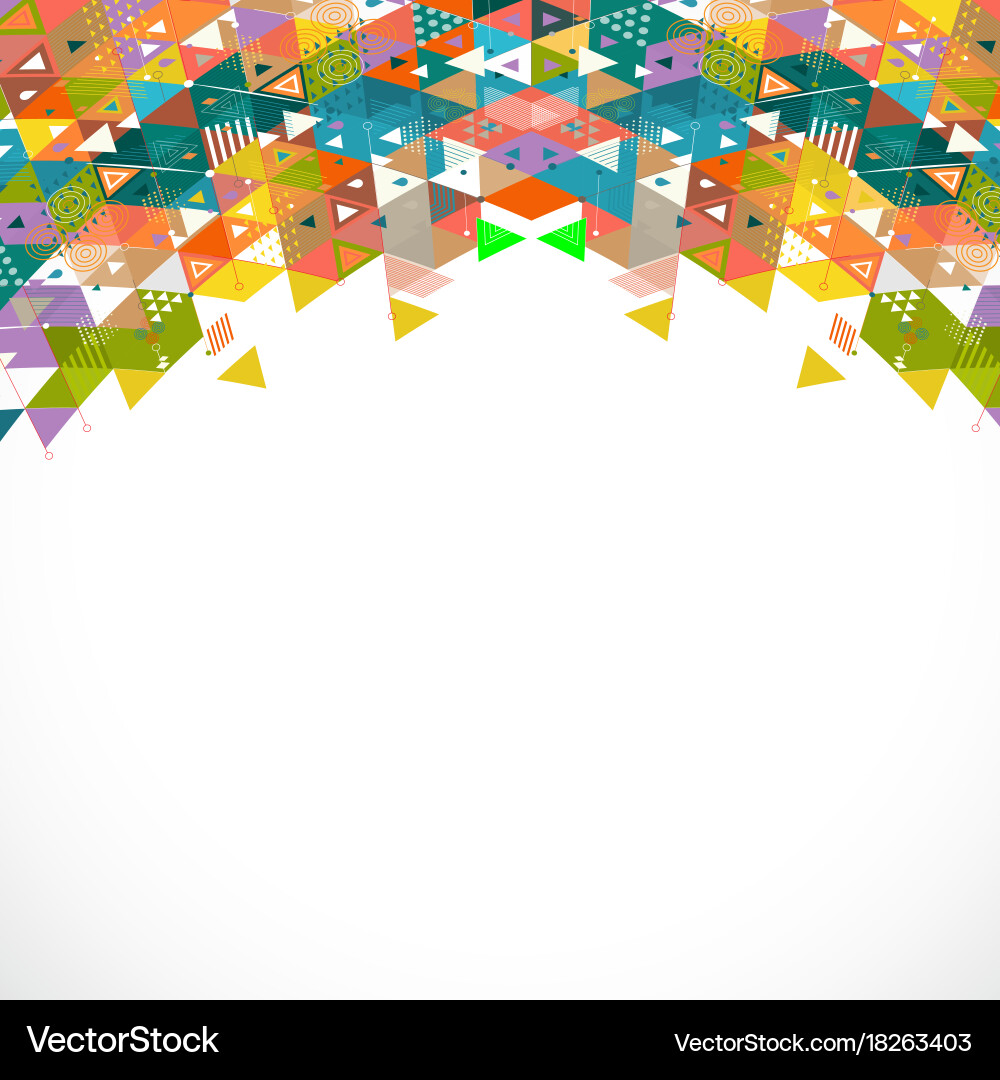 Geometric Shape Pattern vector image