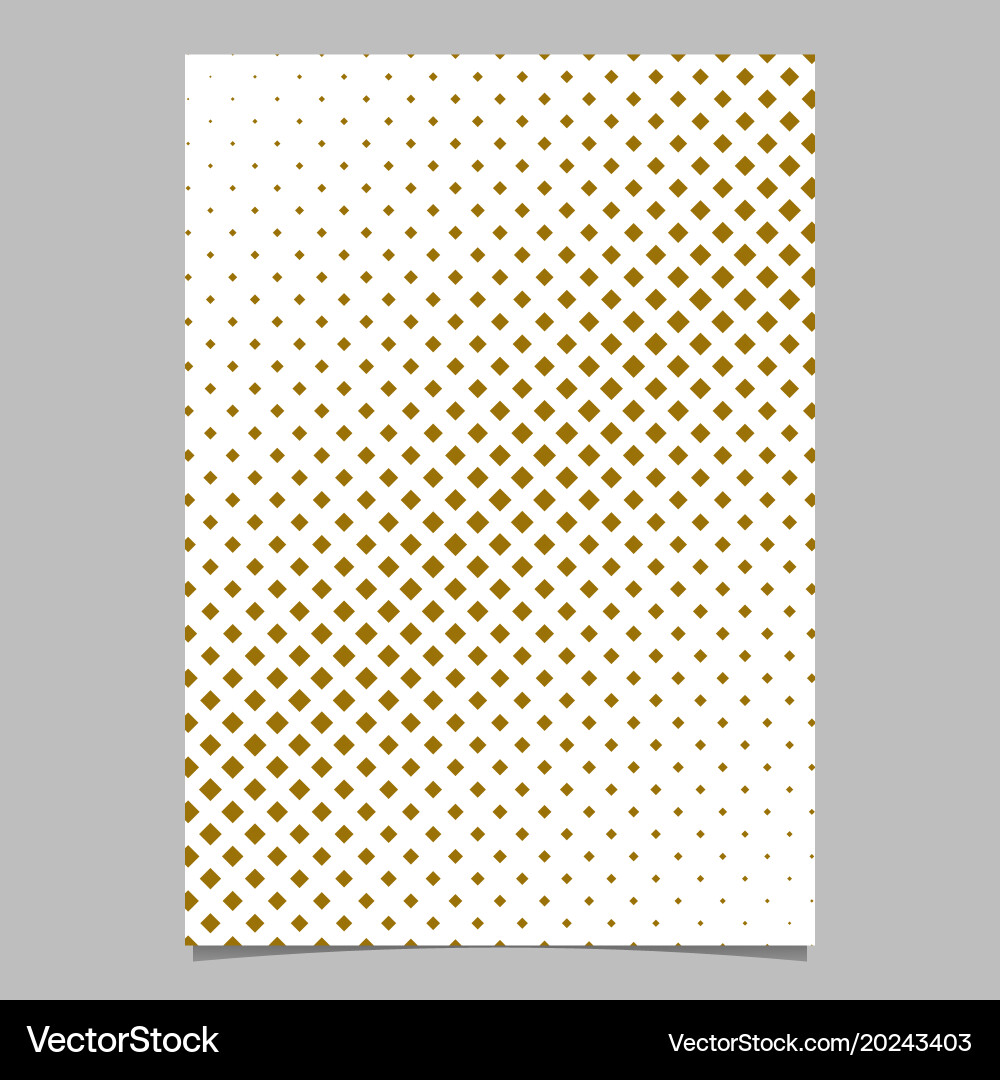 Halftone diagonal square background pattern vector image