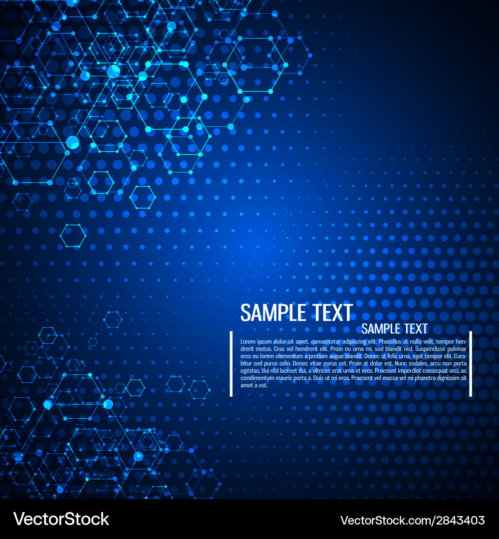 Modern Tech Abstract Background vector image