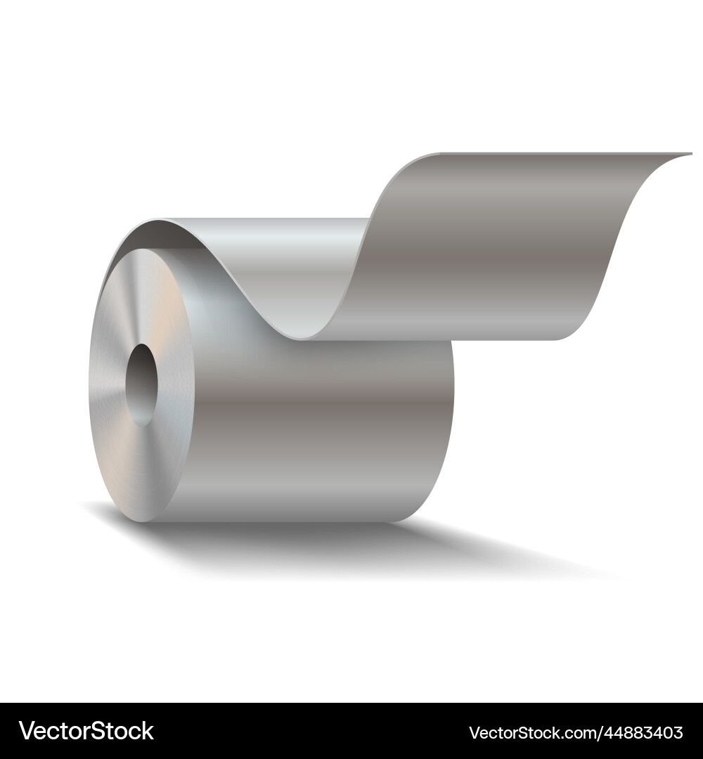 Stahlrolle - Metallic Sheet Vektorbild