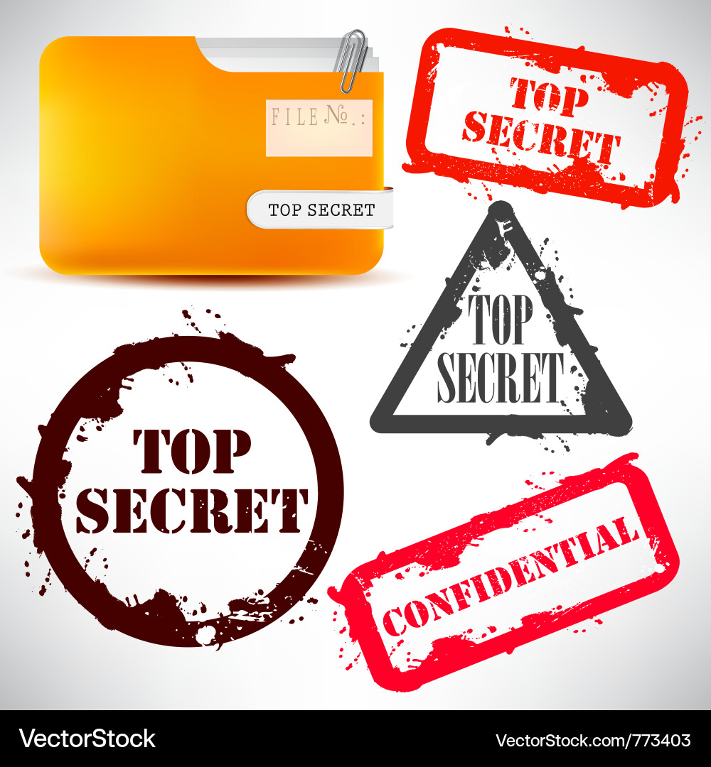 Top Secret File Vector Images (über 710)