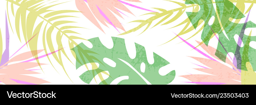 Tropical Hawaiian Blumenmuster Vektorbild