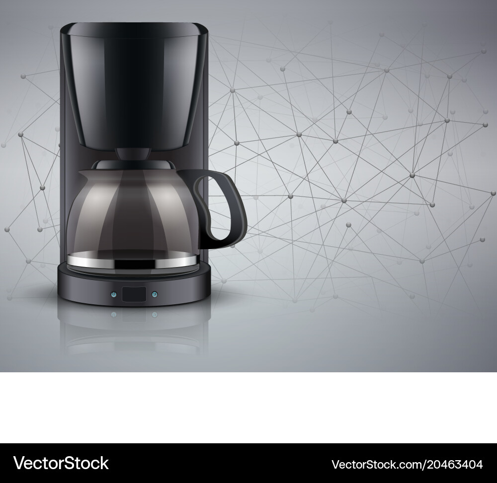 3d vr headset and blockchain Vector Image