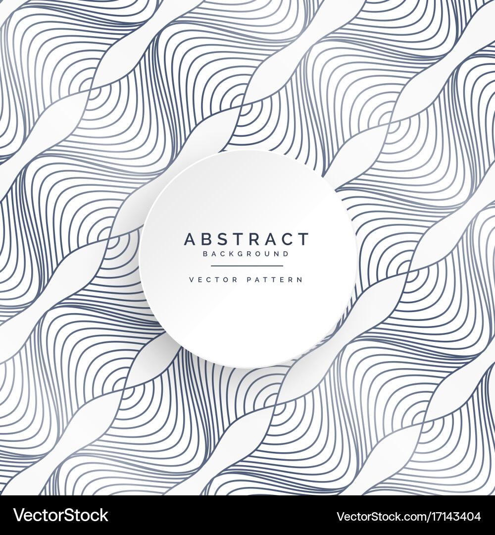 Abstract curvy lines pattern background vector image