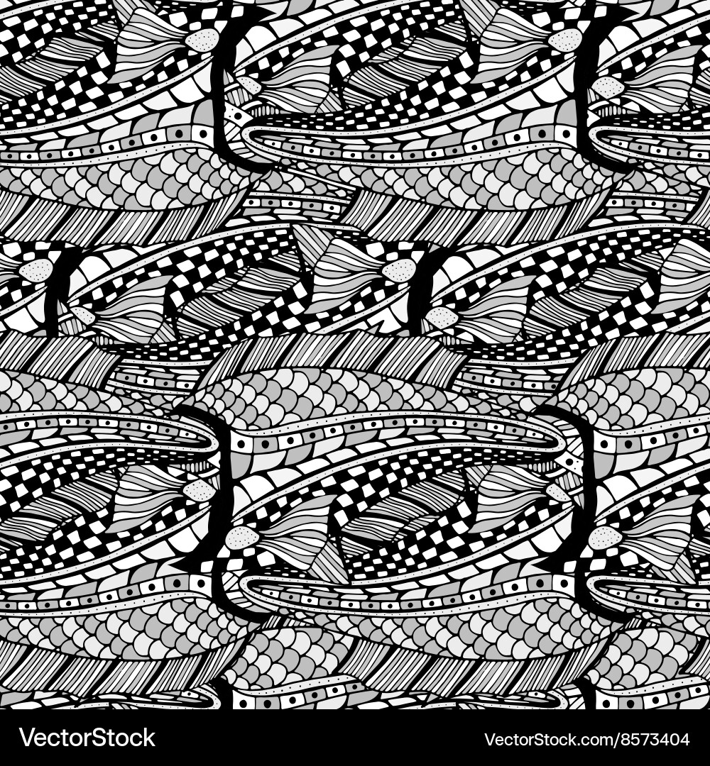 Abstract seamless pattern vector image