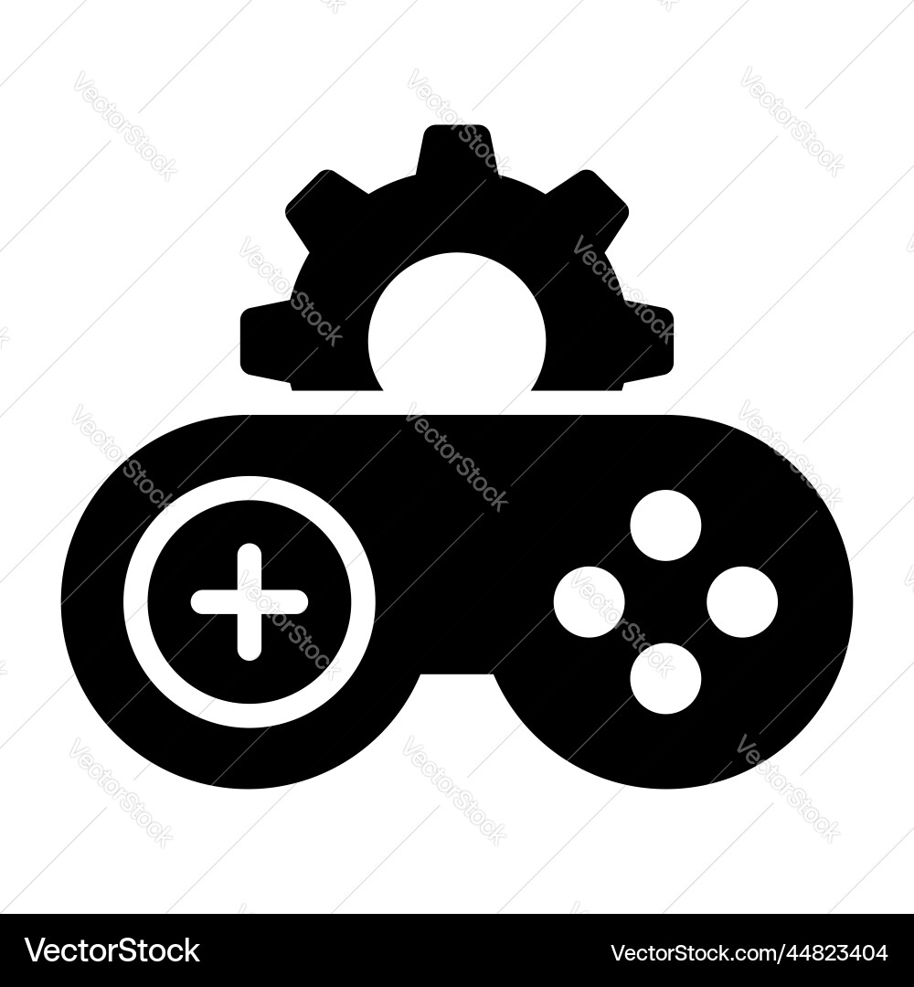 Console management icon user interface Vector Image