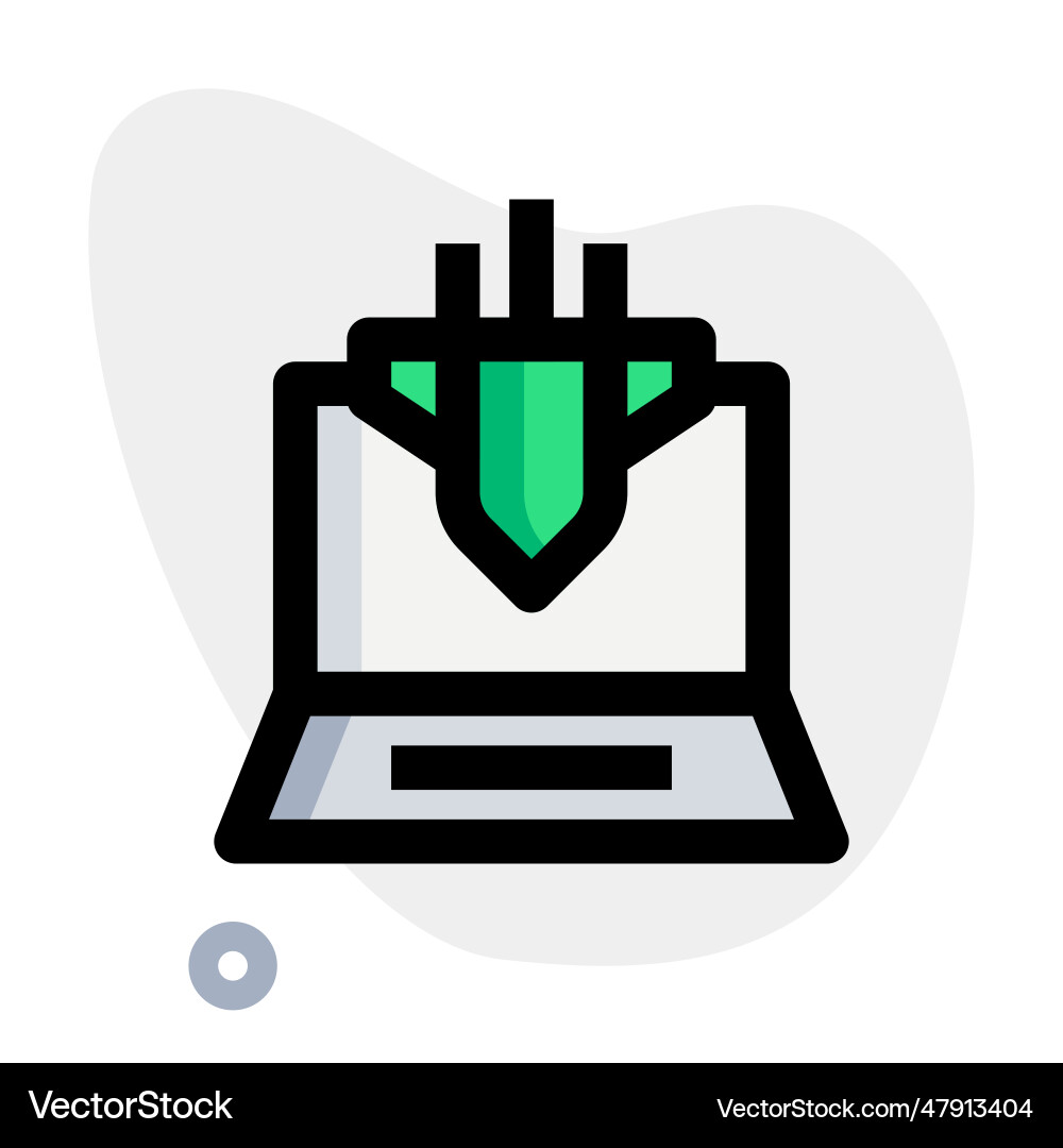 Cyber attack unauthorized access to a computer Vector Image