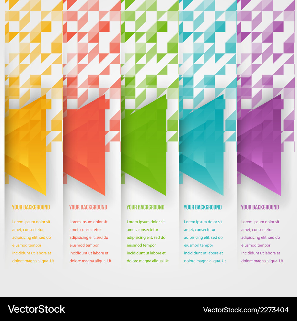 Geometric Triangle Pattern vector image