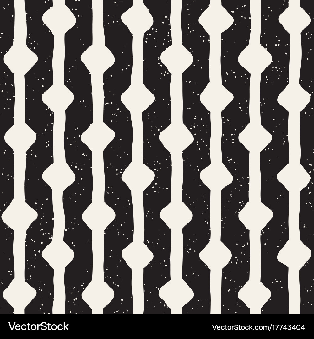 Seamless pattern with hand drawn lines abstract vector image