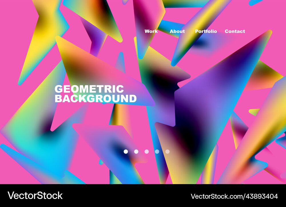 Shards shape composition abstract background web Vector Image