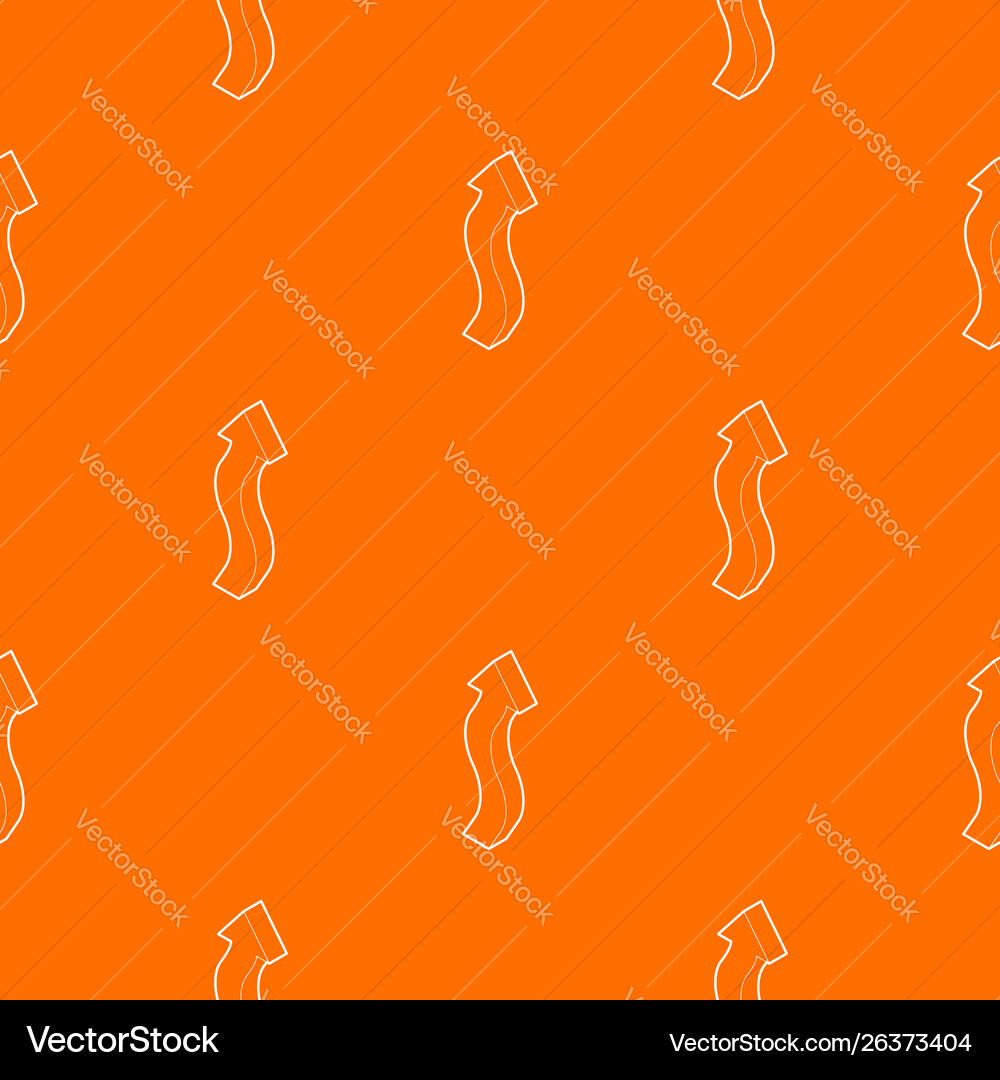 Up arrow pattern orange Up arrow pattern orange vector image