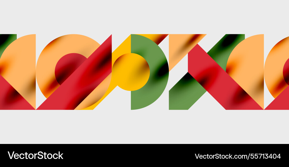 Vibrant abstract background circles with smooth Vector Image