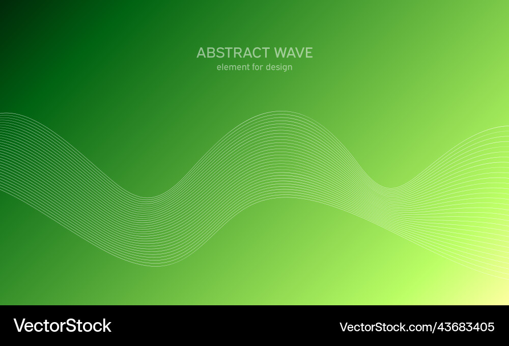 Abstract wave element for design digital Vector Image
